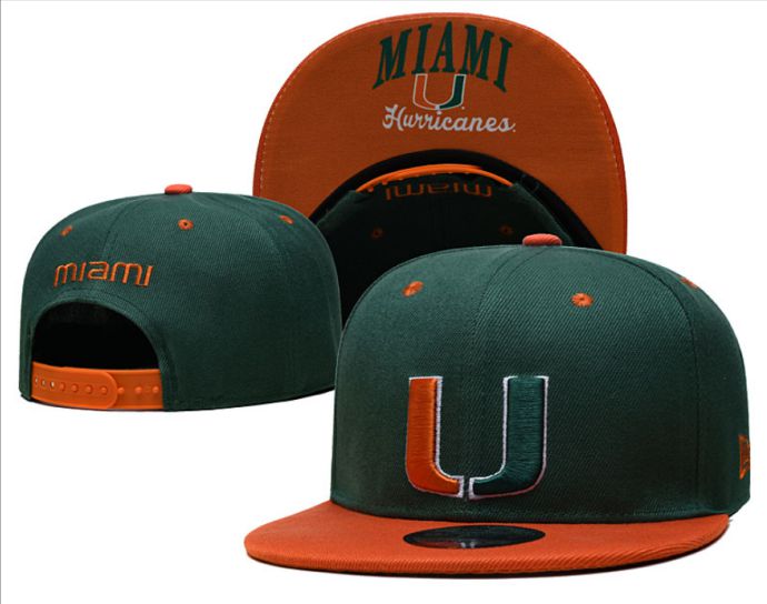 2025 NCAA Miami Hurricanes Hat YS202503166